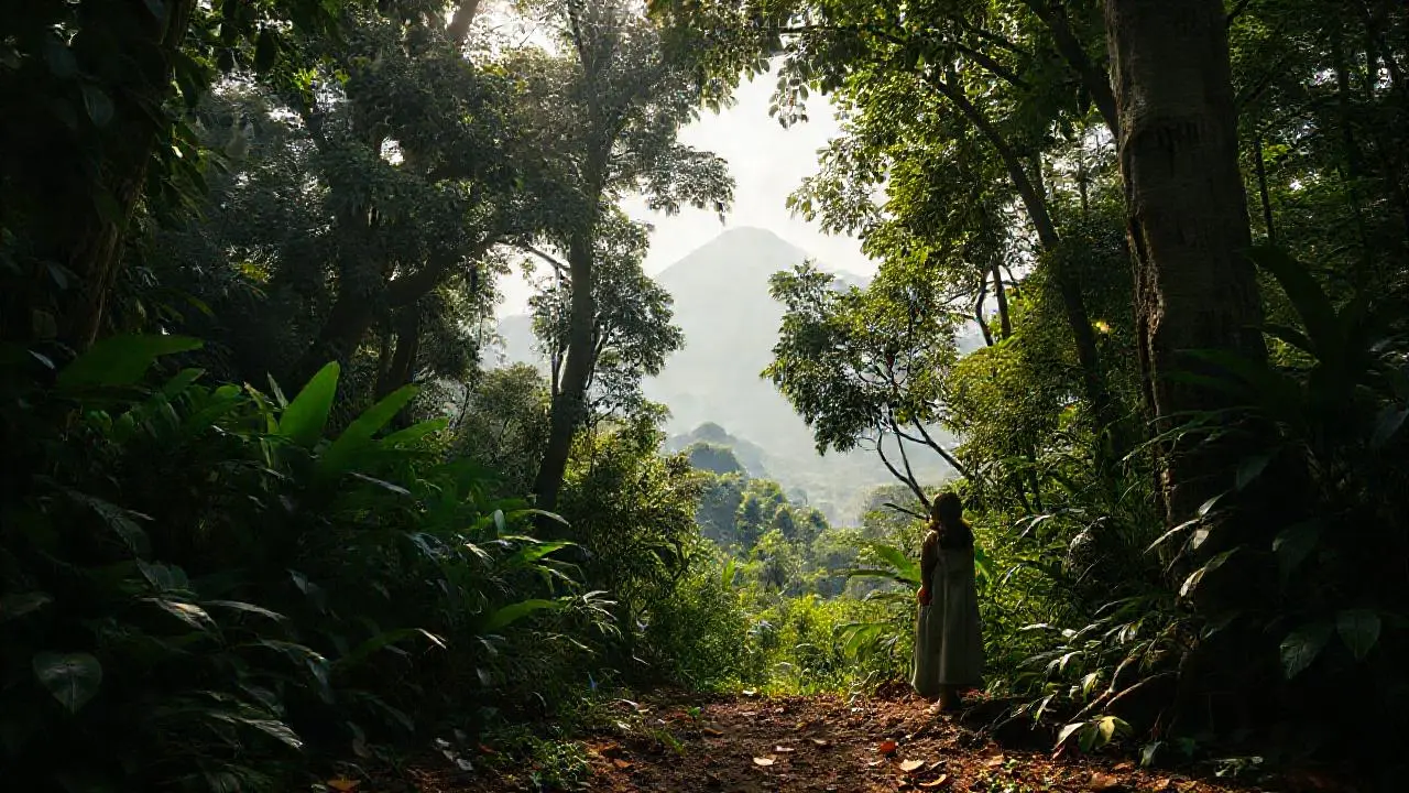 Selva exuberante, profunda y misteriosa