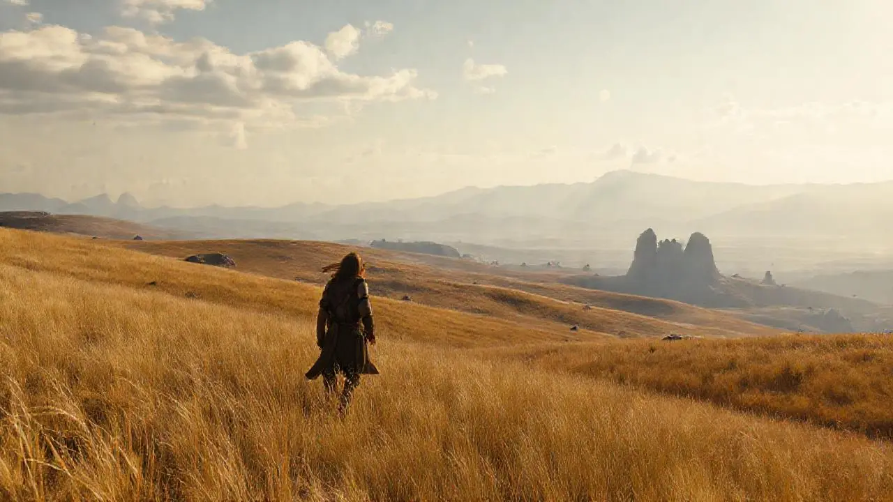 Paisaje vasto, silencioso y evocador