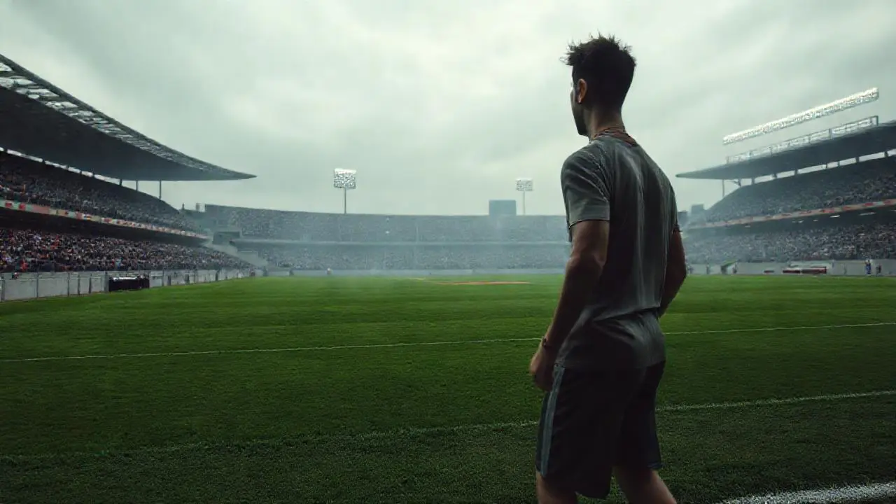 Estadio vibrante, realista y con atmósfera