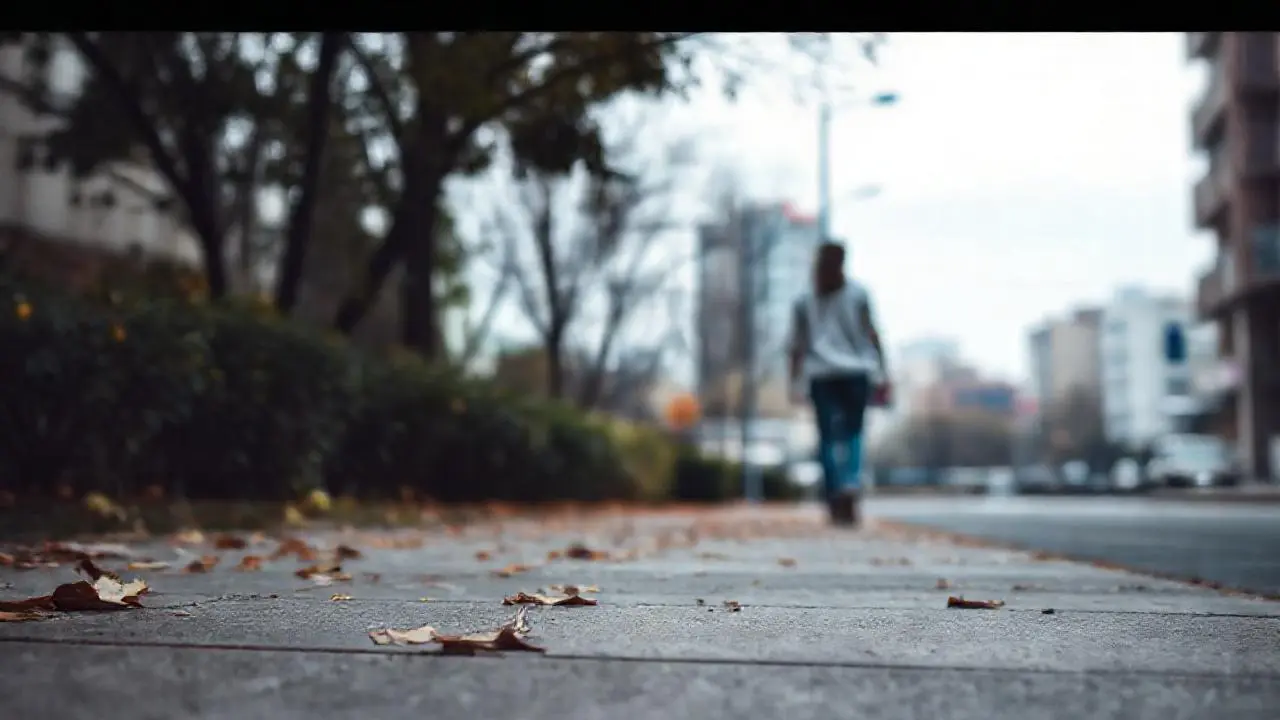 Un paseo urbano, suave y difuso