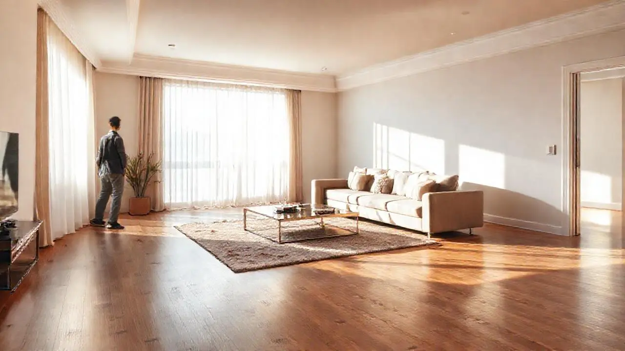 Ambiente cálido, sereno y minimalista