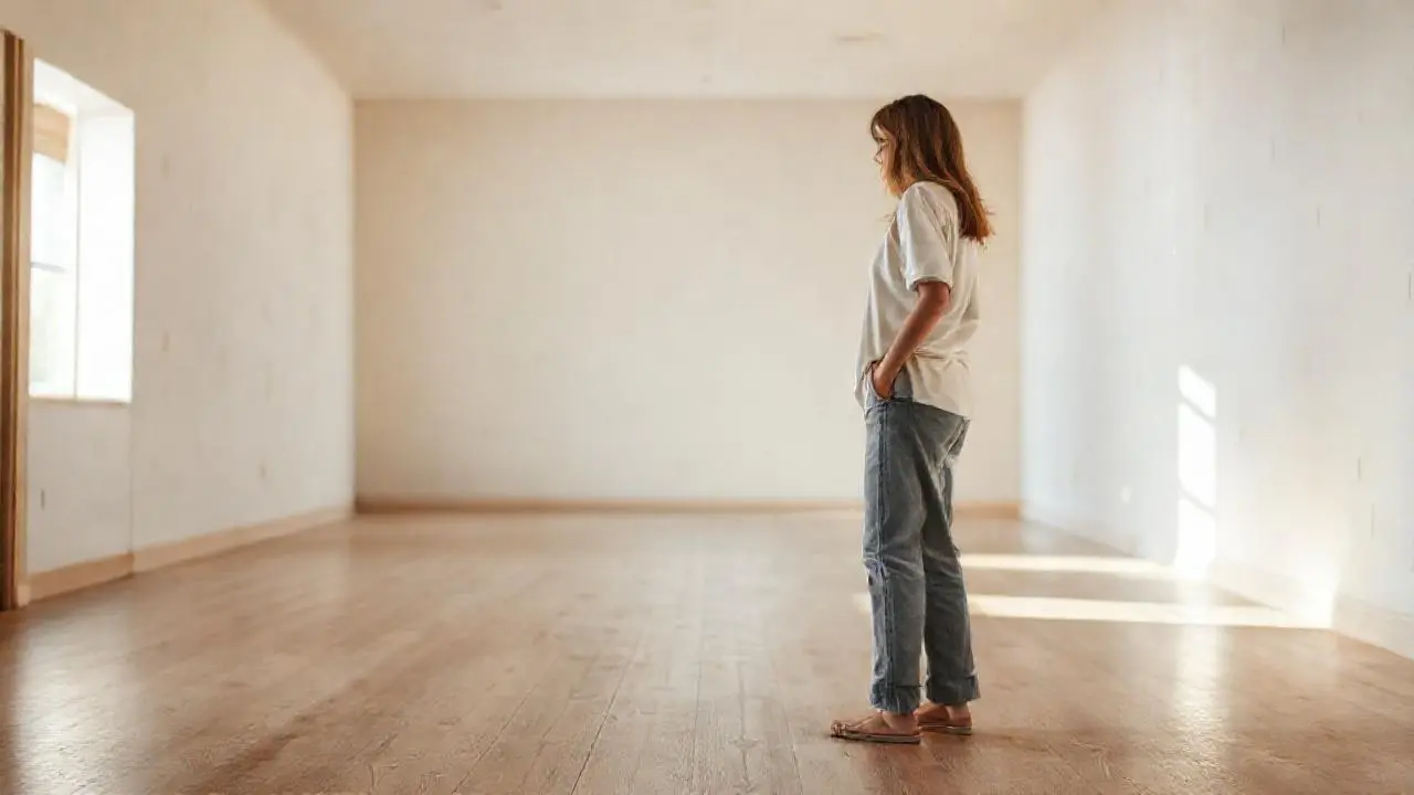 Tranquila escena doméstica, luz natural y suave