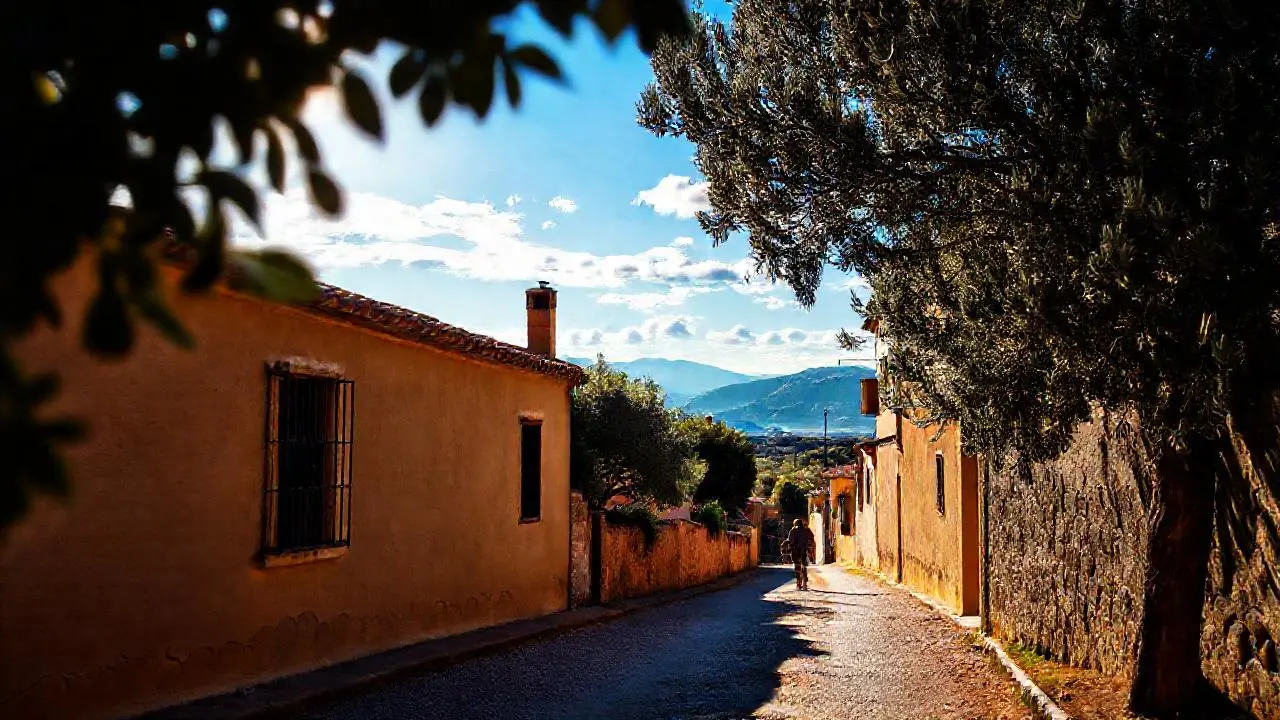Arquitectura española tradicional, cálida y tranquila