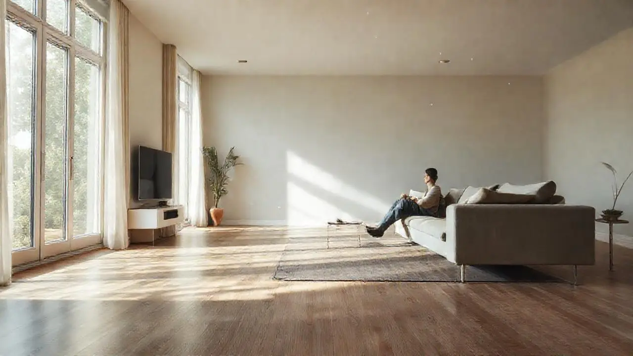 Calma y serenidad en un hogar moderno